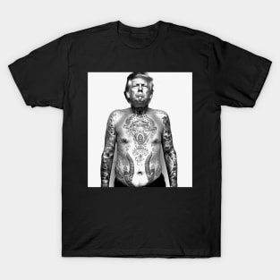 Tatted Trump Behind Bars T-Shirt